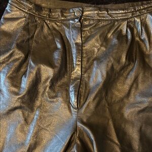 Black Leather Pants